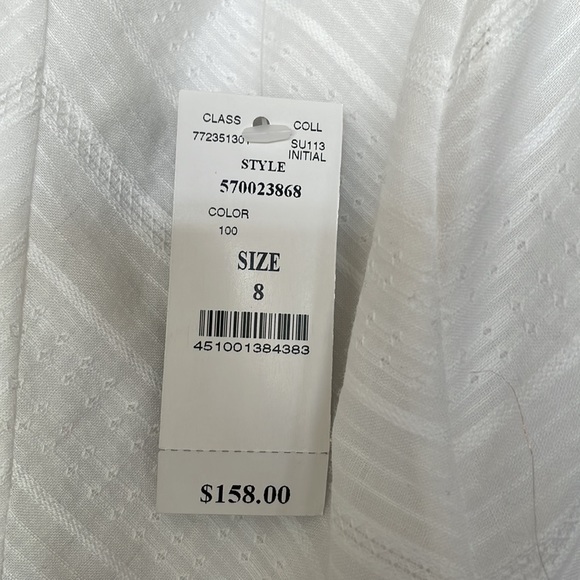 White House Black Market white dress. Size 8 - Picture 3 of 5